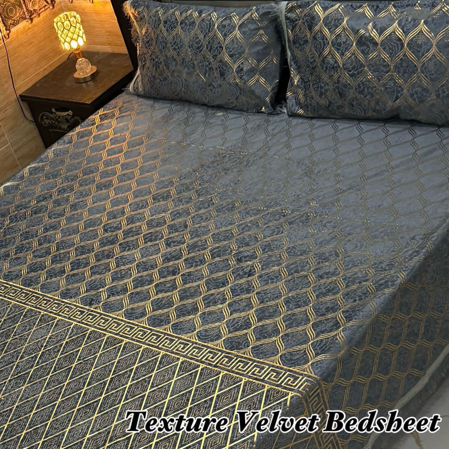 Texture diamond pattern bedsheets